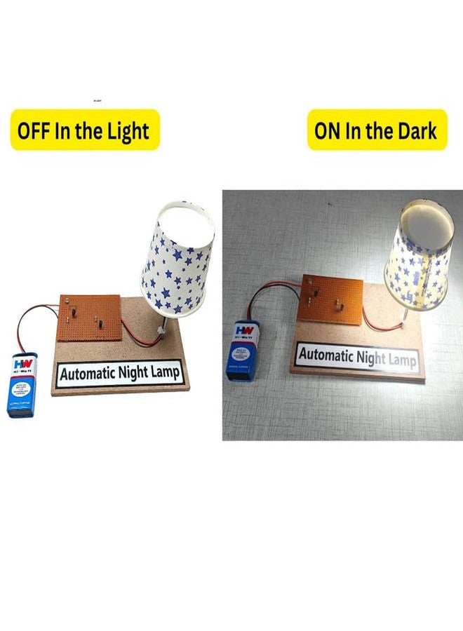 ESPtronics Automatic Night Lamp ON Off Working Model - DIY Kit Physics Science Project STEM Using LDR Sensor and Transistor for School Kids and Class 12 Students - Image 4